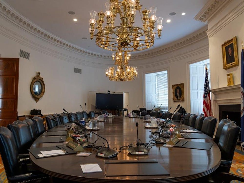 The committee includes most sitting members of the Board of Visitors, other faculty representatives and alumni and just one current student, who is also a sitting member of the Board.