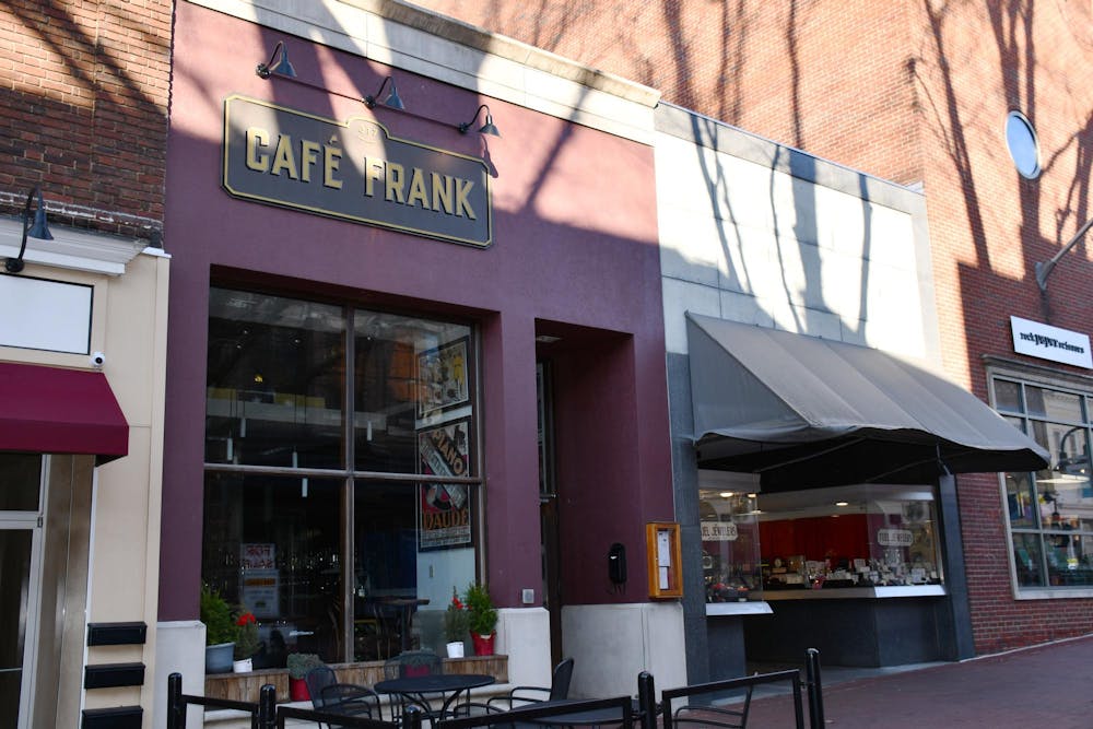 Tucked inside a small storefront on the Downtown Mall is Café Frank, a Franco-Italian restaurant founded by local chef José de Brito