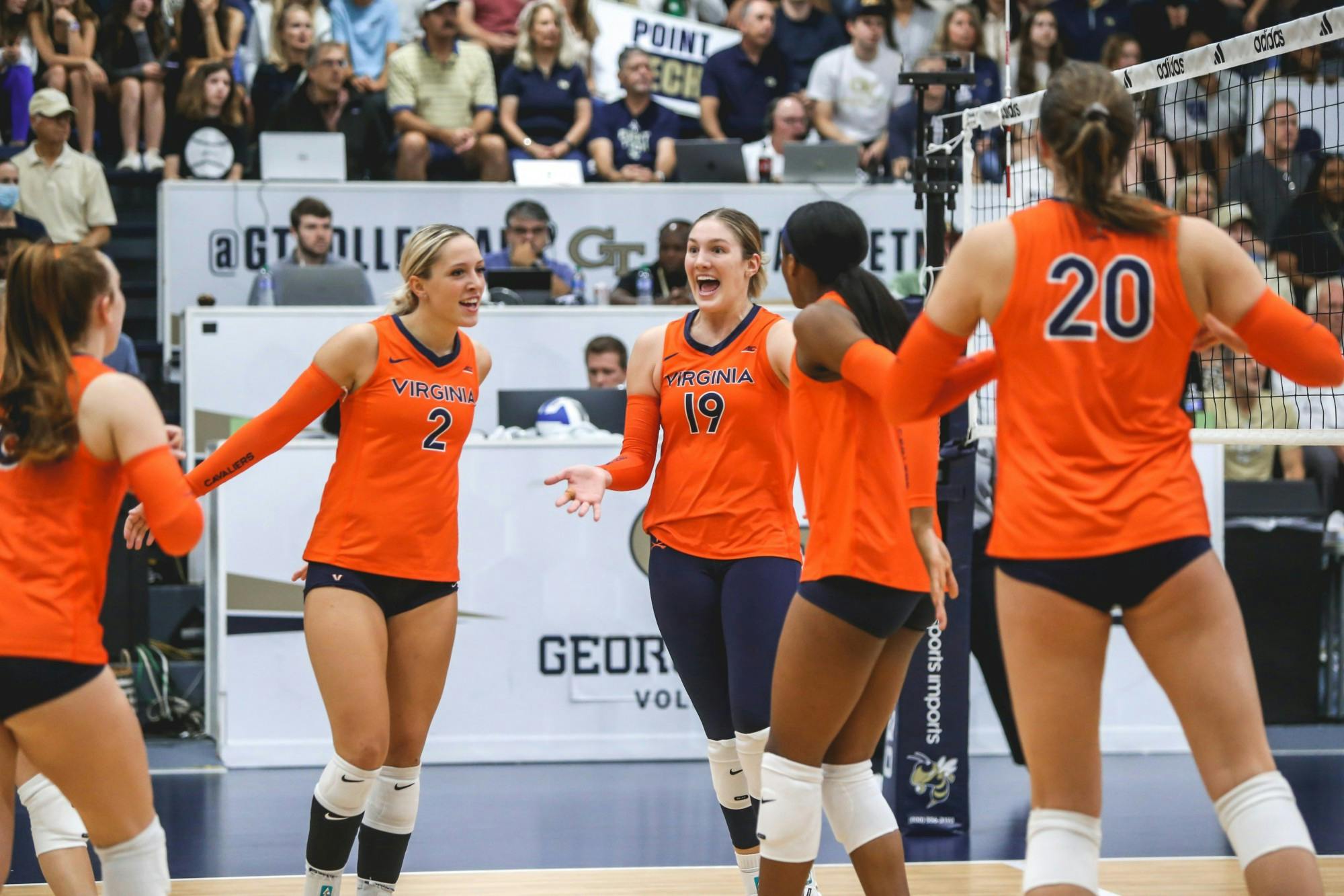 Virginia showed promise in the first set against Georgia Tech, but the No. 10 ranked Yellow Jackets were simply too talented, especially at home.