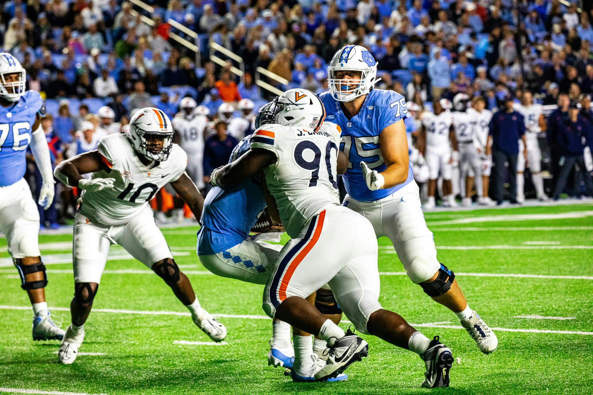 Pass rush from players like Jahmeer Carter will be crucial to find a Cavalier victory.