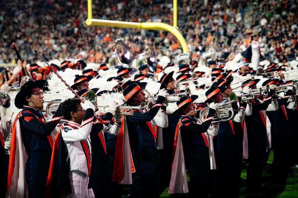 <p>The Cavalier Marching Band performs at football games, University ceremonies and other major events throughout the academic year.</p>