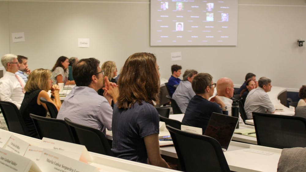 Faculty Senate meeting, photographed Sept. 7, 2025.