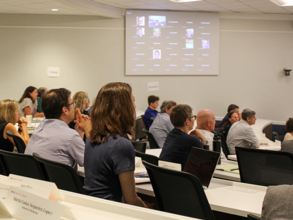 Faculty Senate meeting, photographed Sept. 7, 2025.