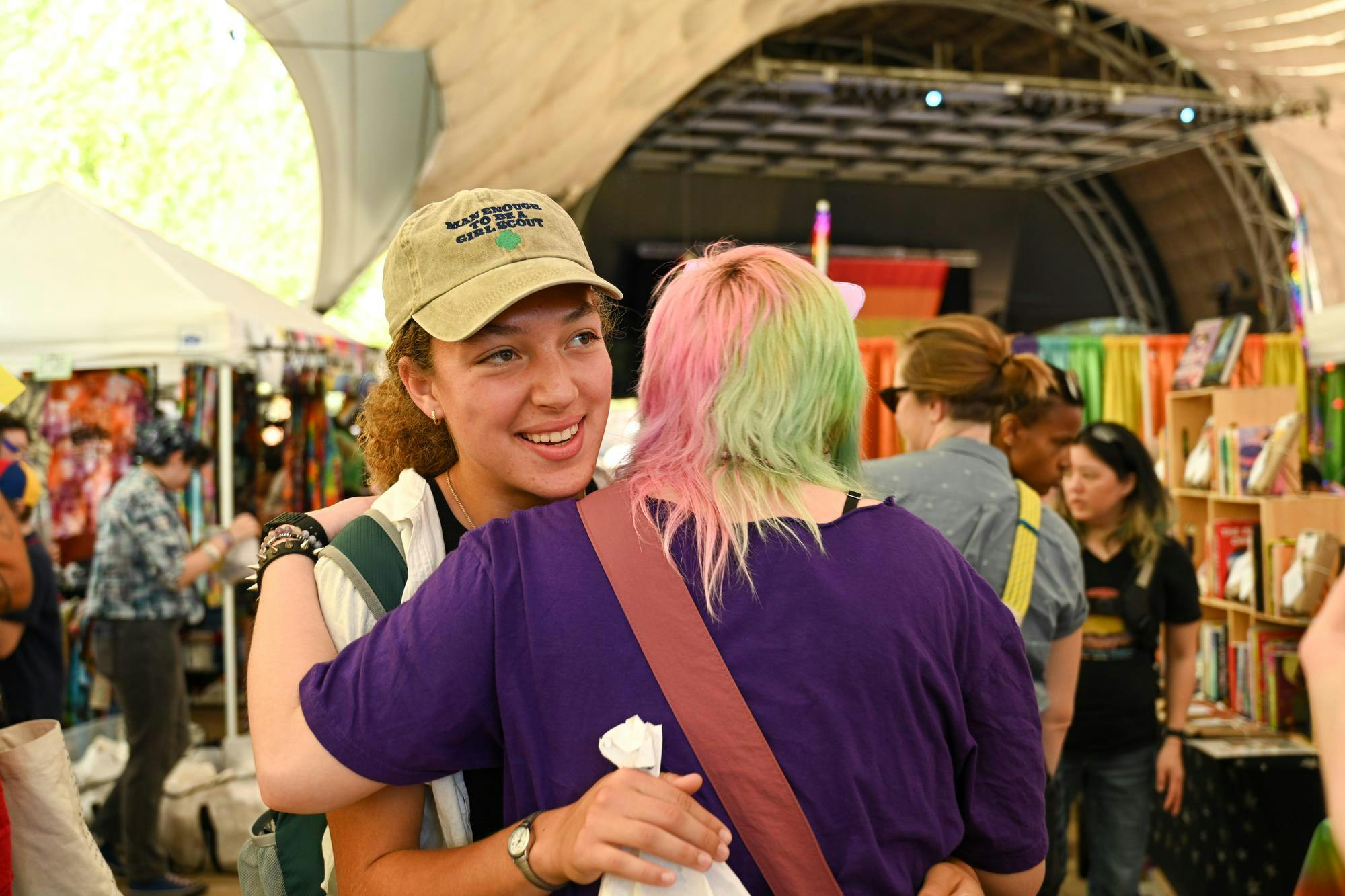 Charlottesville Pride returned to Ting Pavilion Saturday, featuring entertainment, local vendors, resource booths and food and drink options.