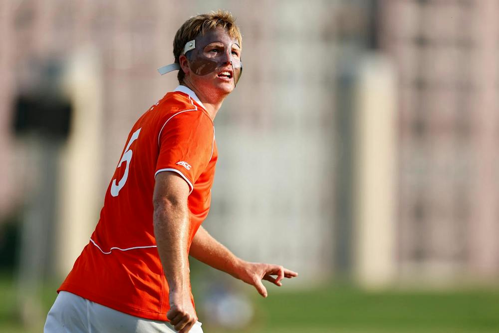 <p>Sloan in a game earlier this season for Virginia.</p>