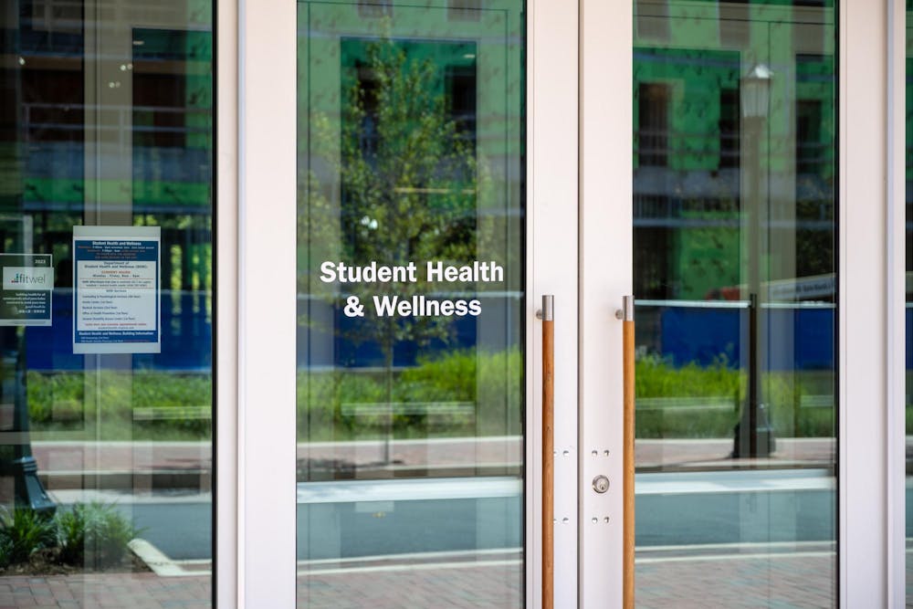 The Student Health and Wellness center, located on Brandon Avenue in Charlottesville, Va., photographed April 20, 2025.