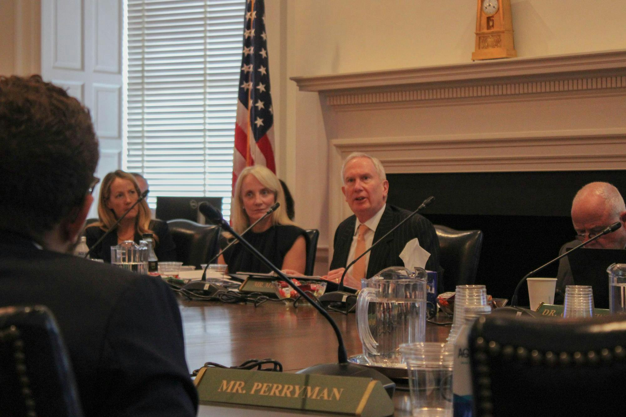 The letter begins with a compliment to President Mahoney that reads like flattery.