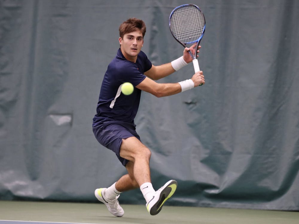 Freshman Alexander Kiefer was a top 10 recruit for Virginia. Kiefer has continued to prove his value throughout the season, including today against Boston College when he won all of the matches he played.
