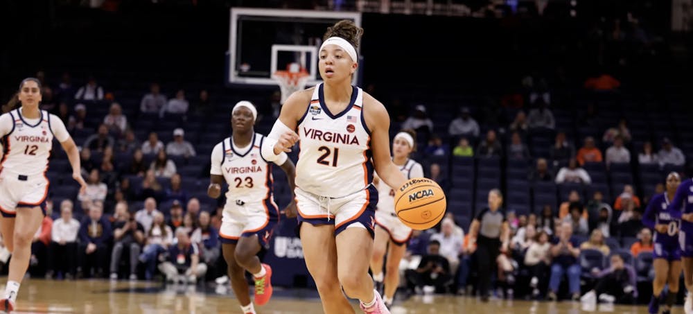 <p>Freshman guard Kymora Johnson scored 10 points and added six assists for the Cavaliers in their Thursday win.</p>