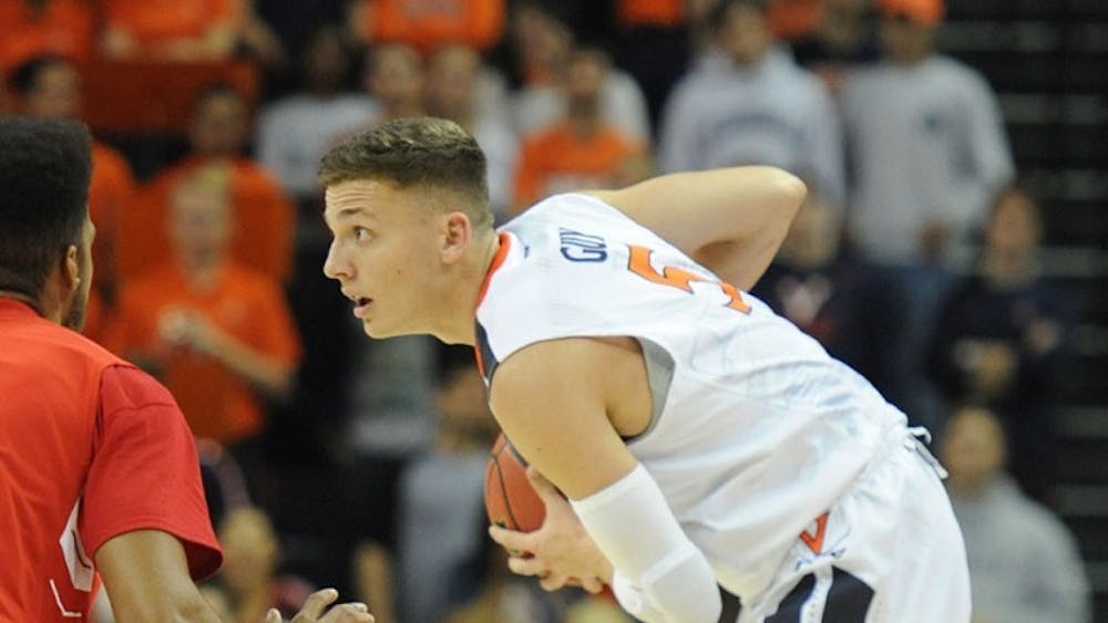 Sophomore guard Kyle Guy leads the Virginia men's basketball team with who are averaging 16.8 points per game.