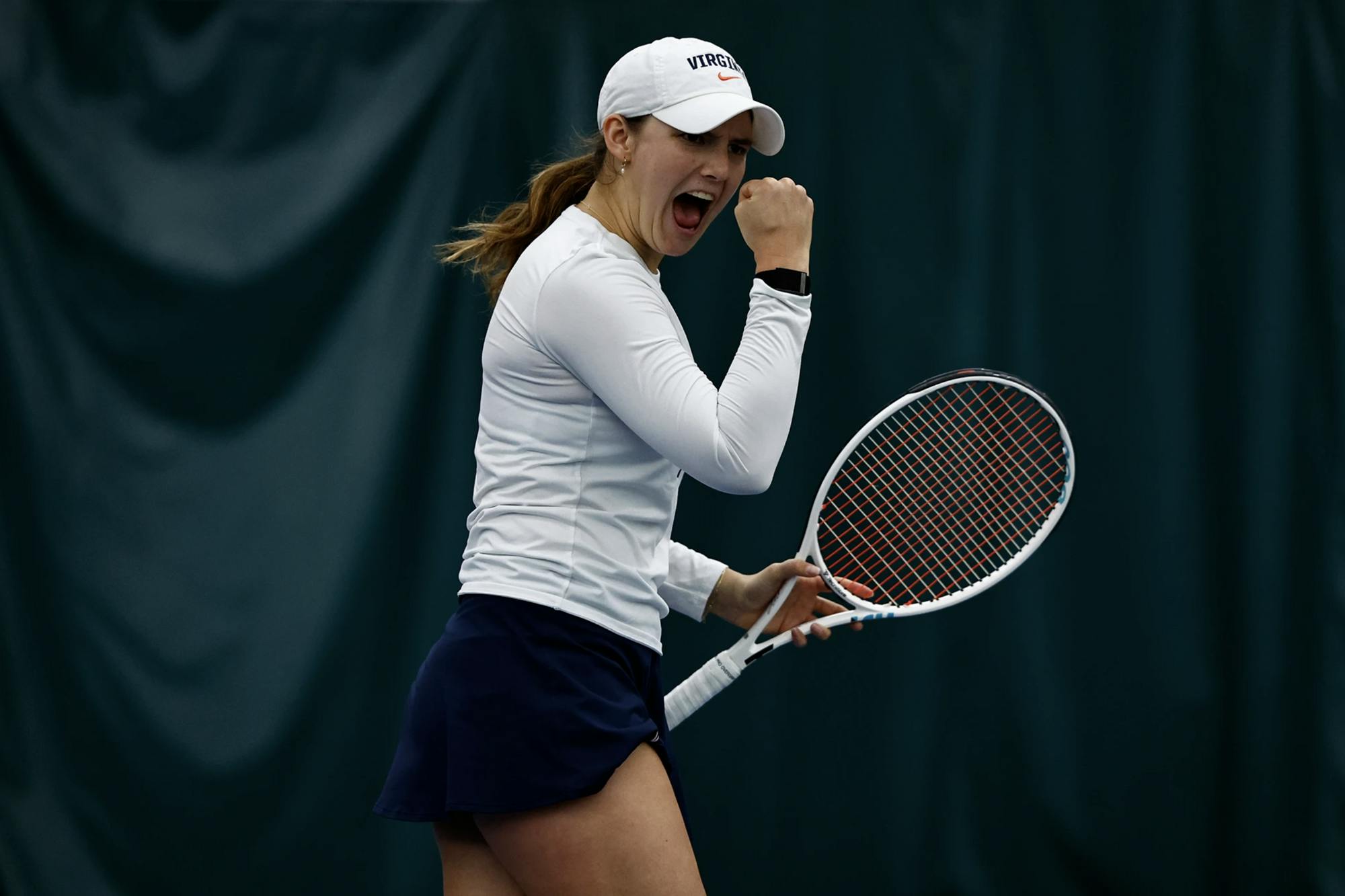 Melodie Collard clinched the win on Court 6.