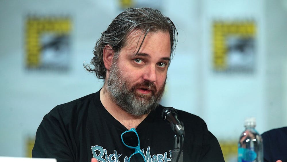 'Rick and Morty' creator Dan Harmon hosts a panel at 2014 Comic Con in San Diego.
