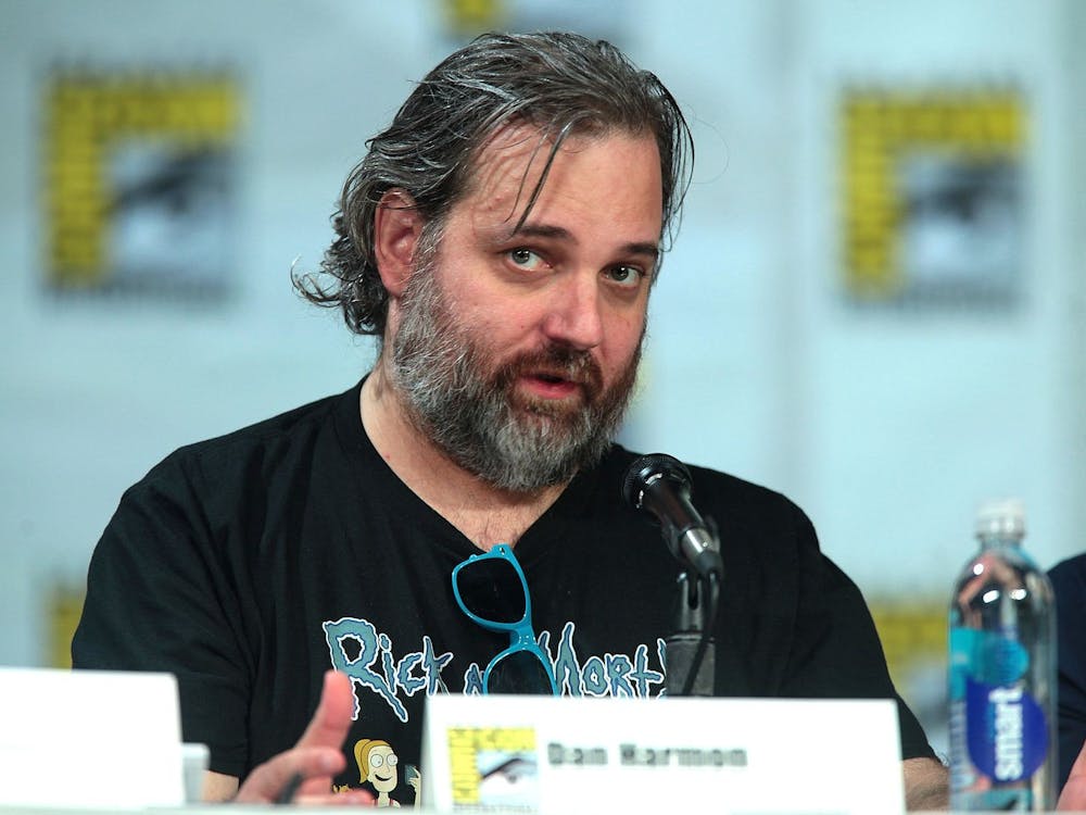 'Rick and Morty' creator Dan Harmon hosts a panel at 2014 Comic Con in San Diego.