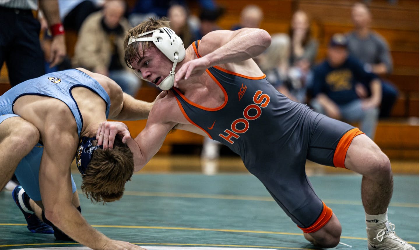 Virginia wrestling is off to a strong start. Gable Porter is a big reason why.