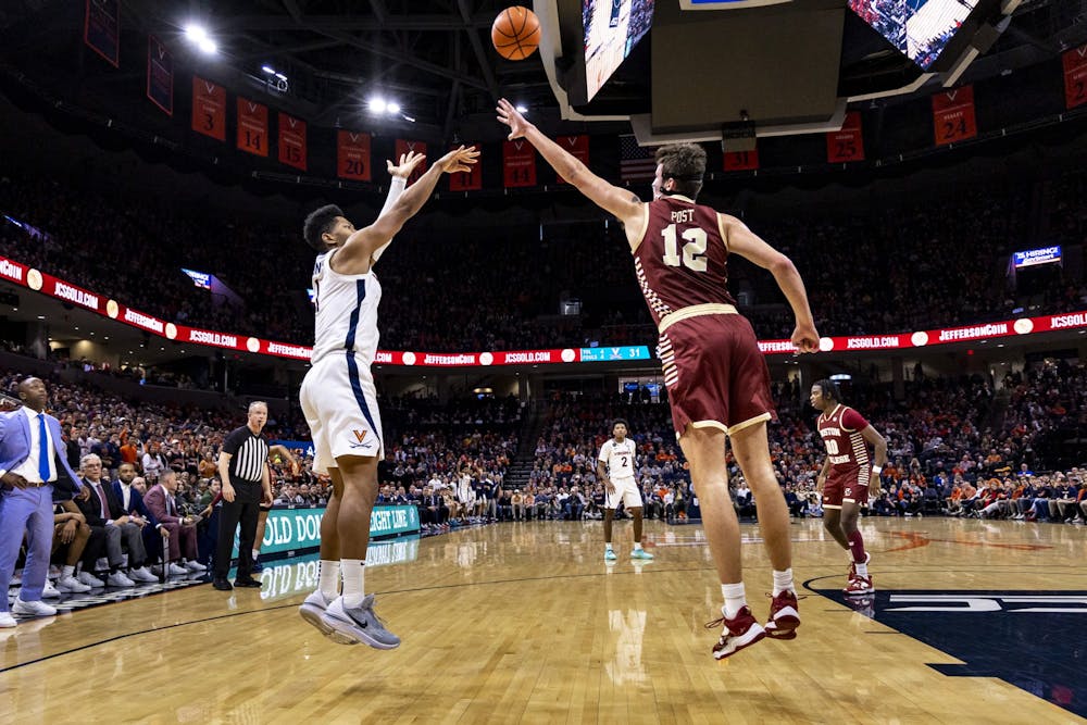 <p>Graduate Student forward Jayden Gardner scored 18 points, which tied him with senior guard Armaan Franklin for the most on the night for the Cavaliers.</p>