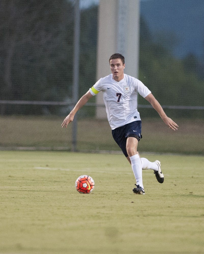 Senior midfielder Todd Wharton has started every game for Virginia this season. His three assists rank second on the team to junior midfielder Patrick Foss. 