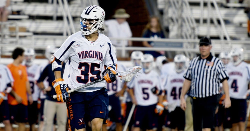 <p>Senior midfielder AJ Fish had two goals and two assists in Virginia's 17-11 loss to Penn.&nbsp;</p>