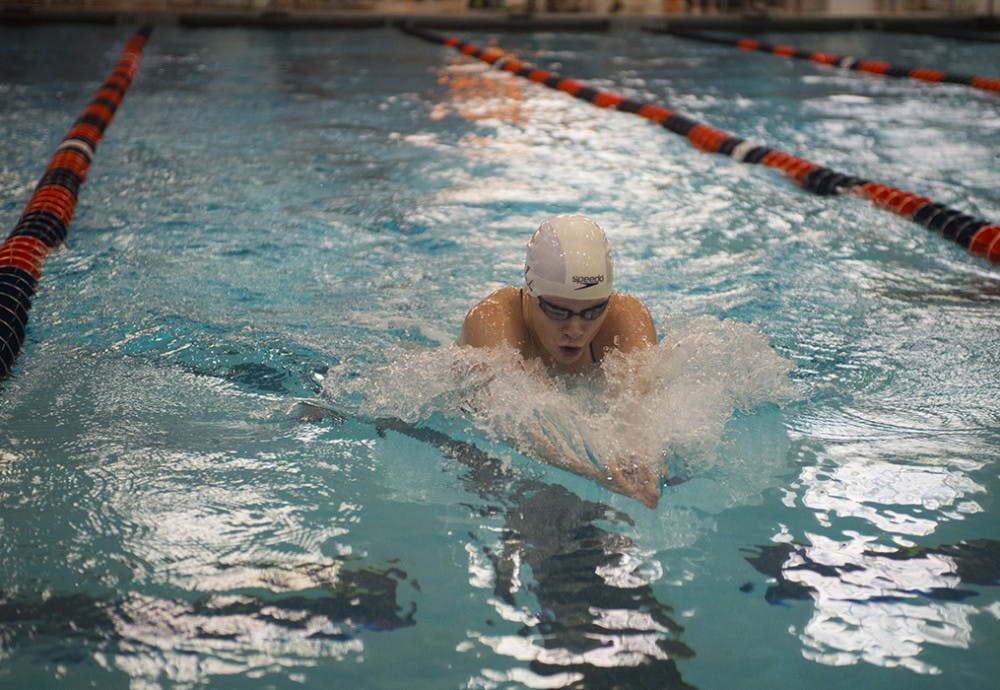<p>Laura Simon and the Virginia swimming and diving teams will face NC State and&nbsp;longtime rival North Carolina this weekend.</p>