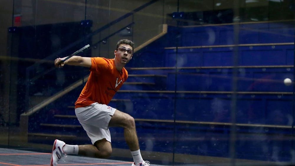 <p>No. 14 Cornell was no match for No. 8 men's squash, as the Cavaliers swept the No. 1-No. 4 positions.&nbsp;</p>