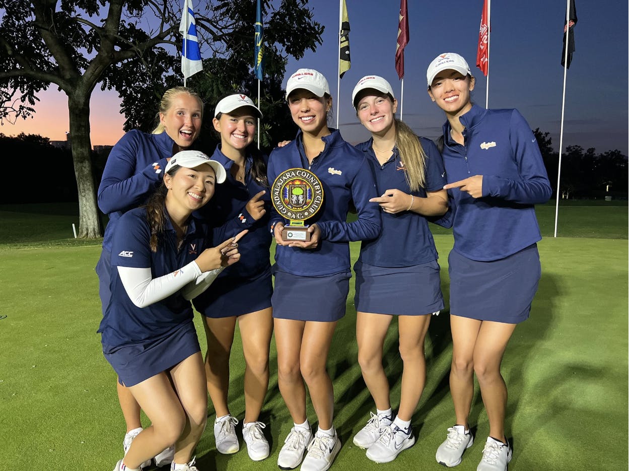 The Cavaliers attempted to shake off the rust Friday in Mexico in a two-day, 54-hole outing at the Collegiate Invitational at Guadalajara Country Club.