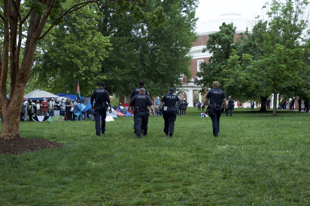 <p>Before the arrival of such a large police presence on Saturday, the encampment itself was minimally disruptive.</p>
