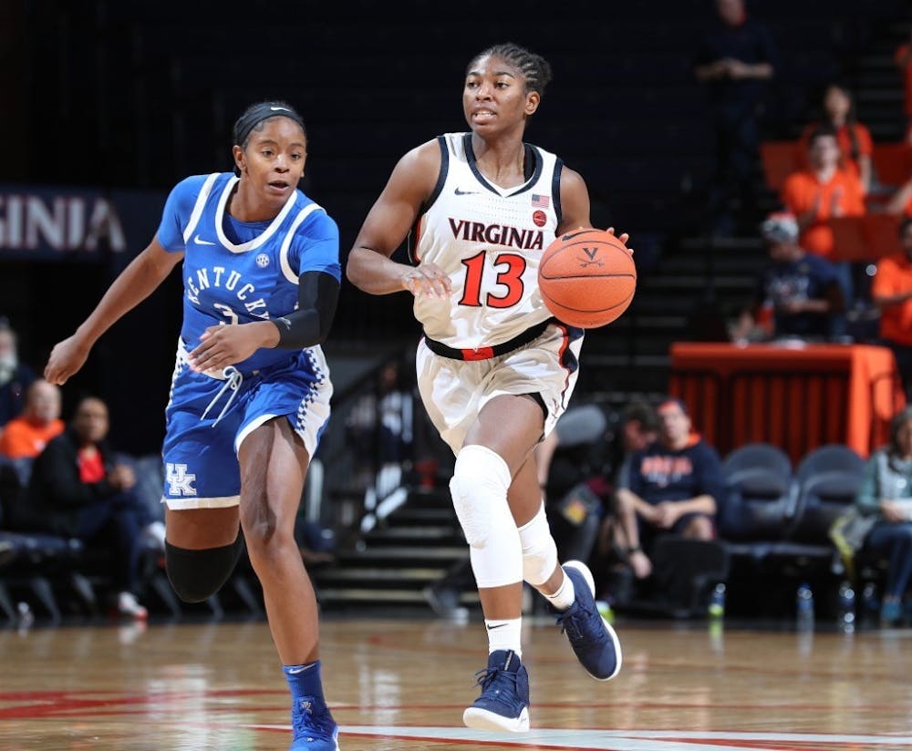 <p>Senior guard Jocelyn Willoughby led the Cavaliers with 18 points, 11 rebounds and four steals.</p>