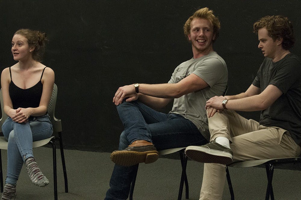 First Year Players' performing "Merrily We Roll Along."