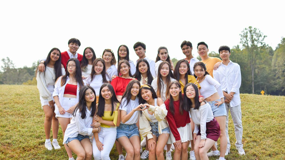 The Fall 2019 members of K-Edge pose for their group photo.