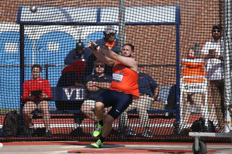 Virginia track and field sets three facility records at the Colonial