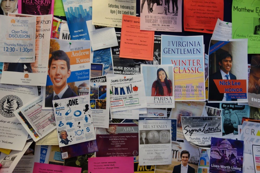 	As University students attempted to cast their ballots for candidates (see posters above) Monday morning, ITS servers experienced &#8220;unplanned downtime&#8221; that temporarily prevented some from voting.