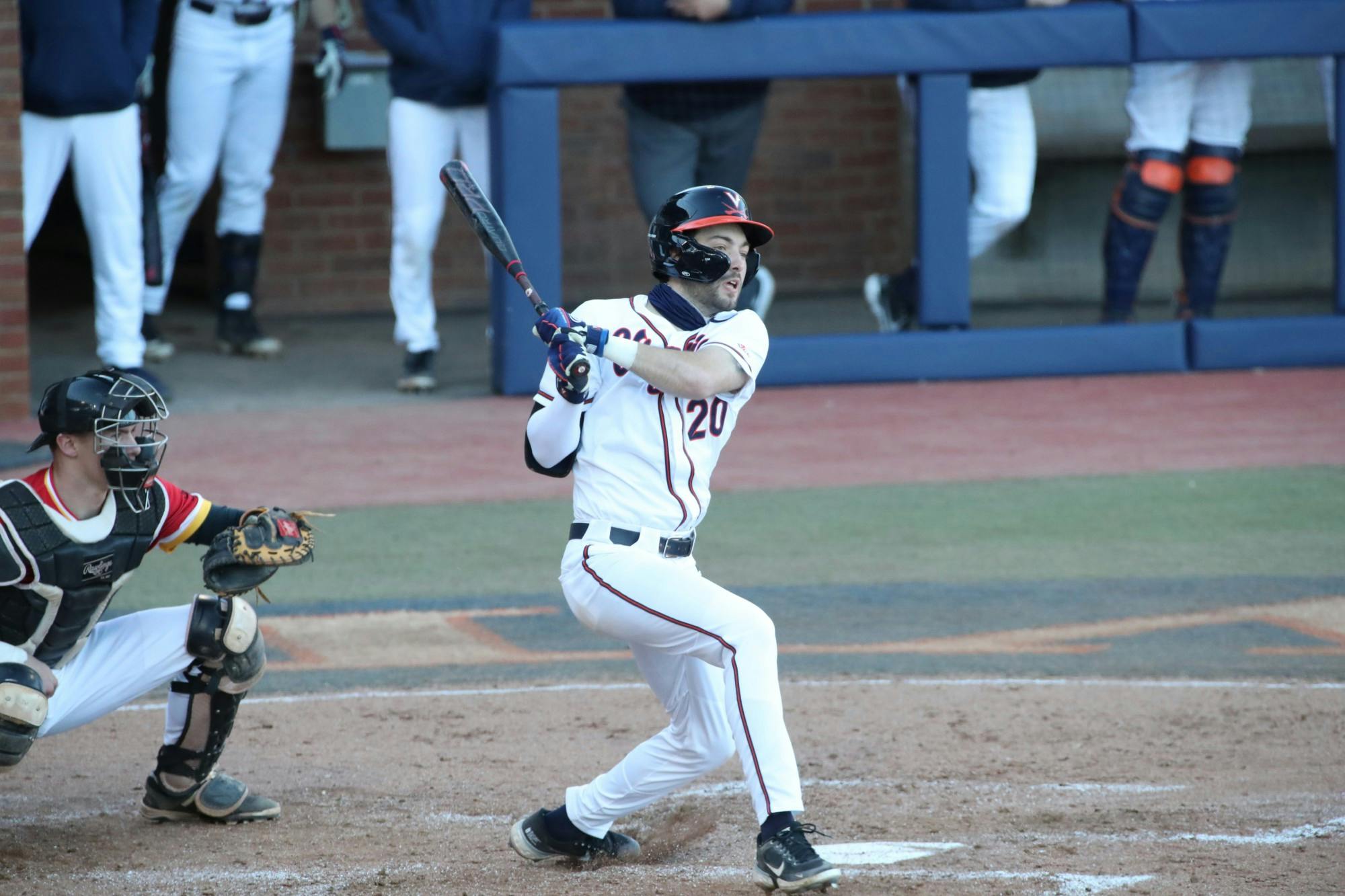 This marked the 19th straight game in which senior outfielder Marc Lebreux reached base.