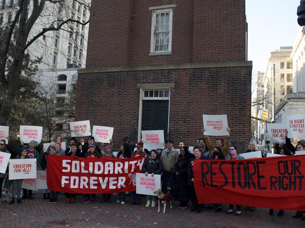 Speakers at the rally highlighted the issue of delayed stipend payments and their consequences for graduate workers.