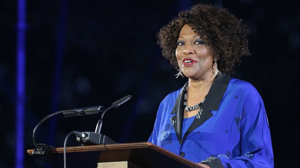 Rita Dove speaks at the Bicentennial Launch Celebration Oct. 6, the weekend before her event at the Paramount Theater.