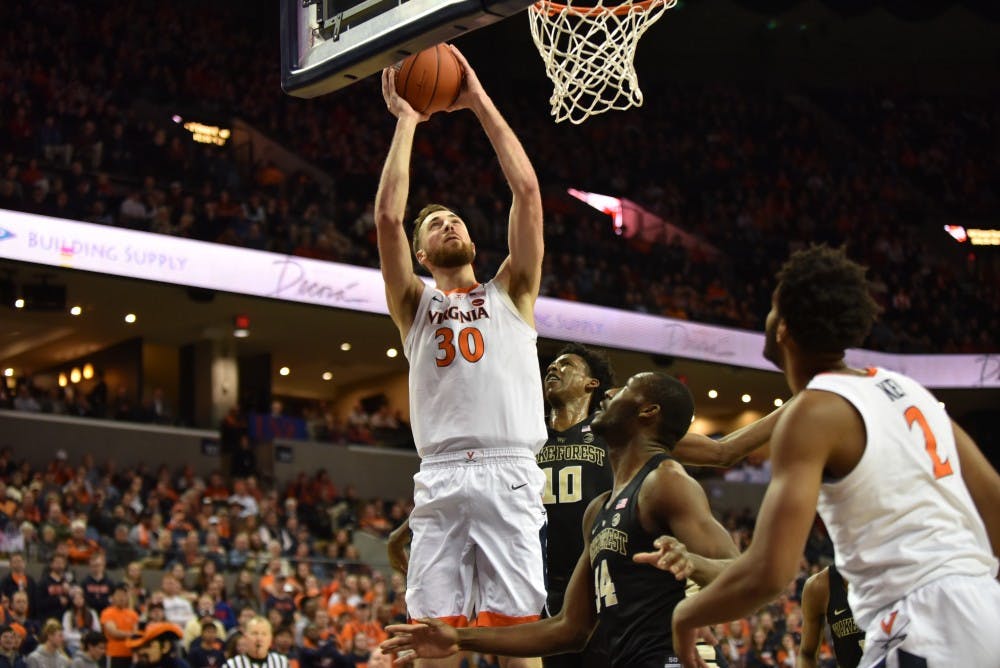 Redshirt sophomore forward Jay Huff finished with 12 points, tied for a team-high.