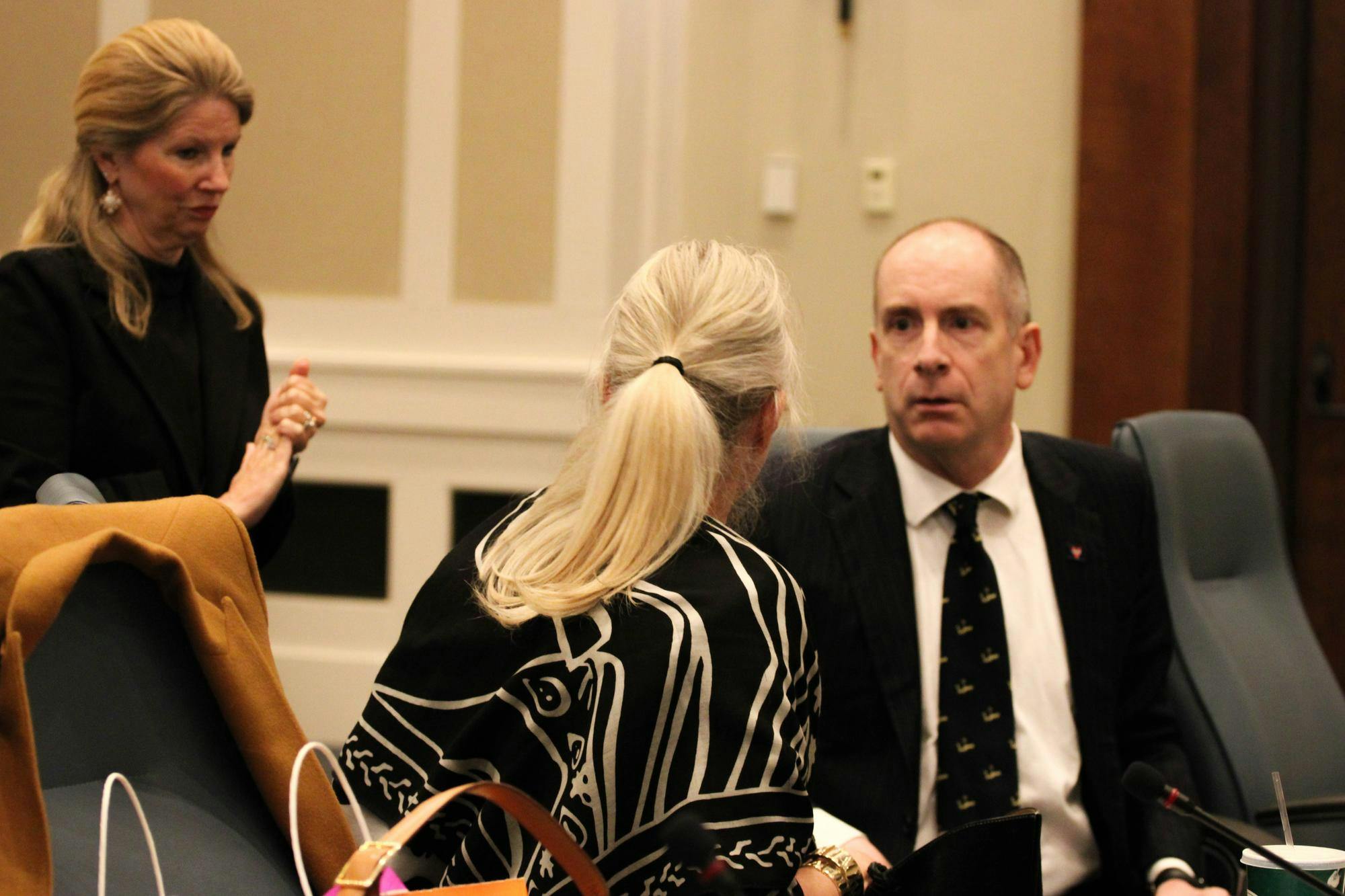 Presidential Search Committee meeting, photographed Sept. 22, 2025.