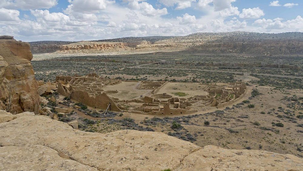 The ruins of Pueblo Bonito hid a burial site which DNA testing revealed to belong to a wealthy Puebloan family.