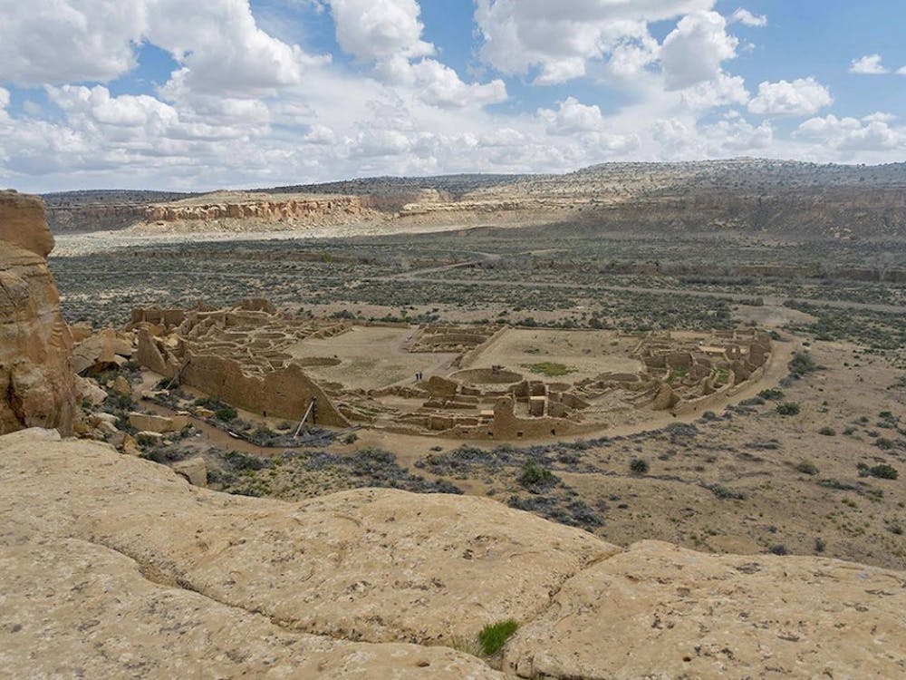 The ruins of Pueblo Bonito hid a burial site which DNA testing revealed to belong to a wealthy Puebloan family.