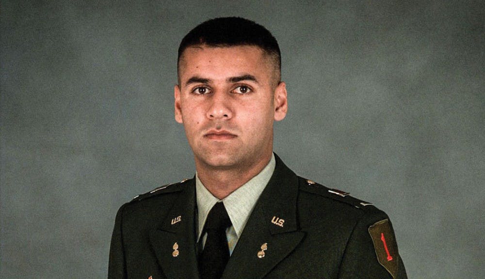 <p>Captain Humayun Khan graduated from the University in 2000&nbsp;with a degree in psychology, before beginning his career in the United States Army.&nbsp;</p>