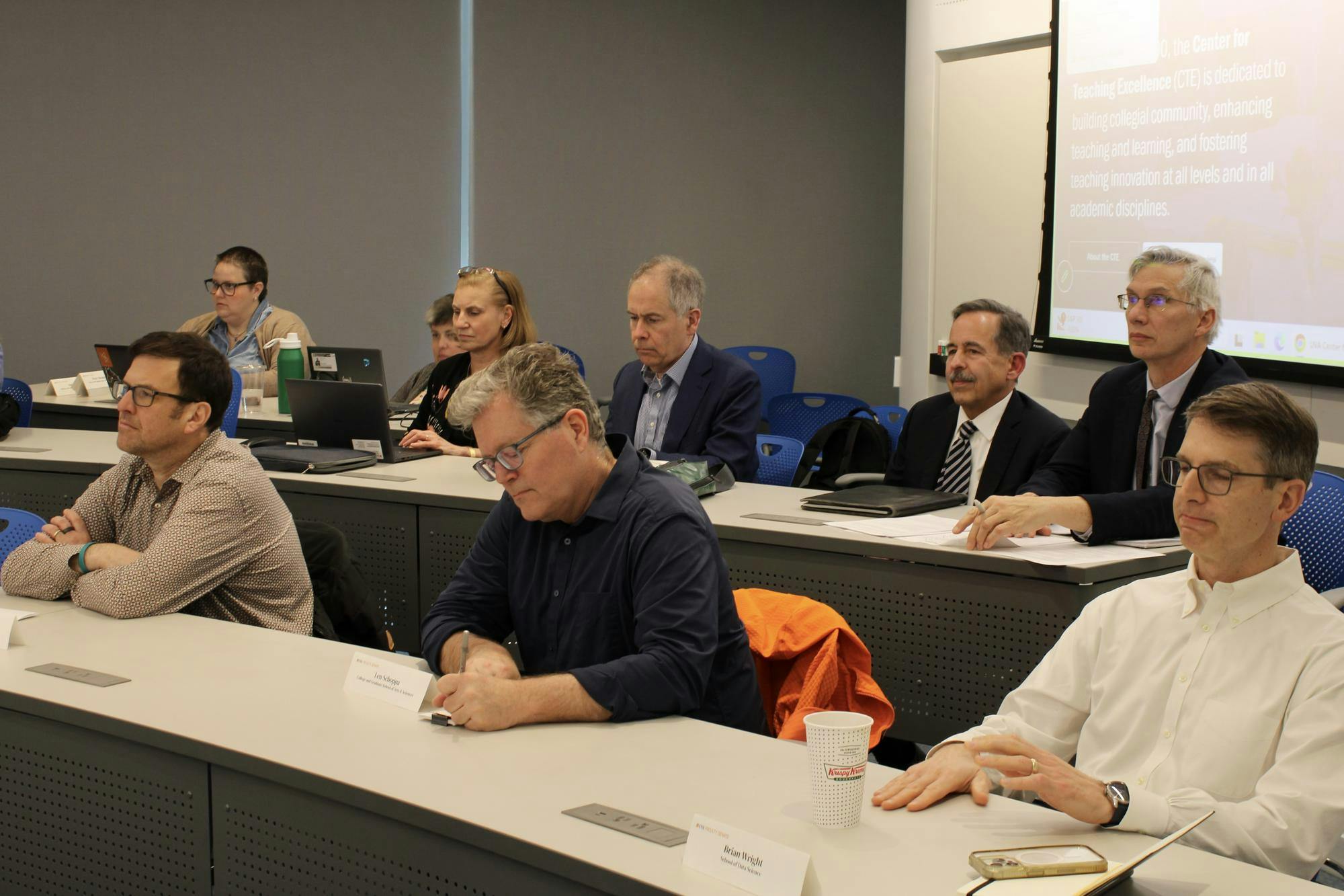 The Faculty Senate advises both the University president and the Board of Visitors on relevant educational and other matters that affect the University's welfare. 