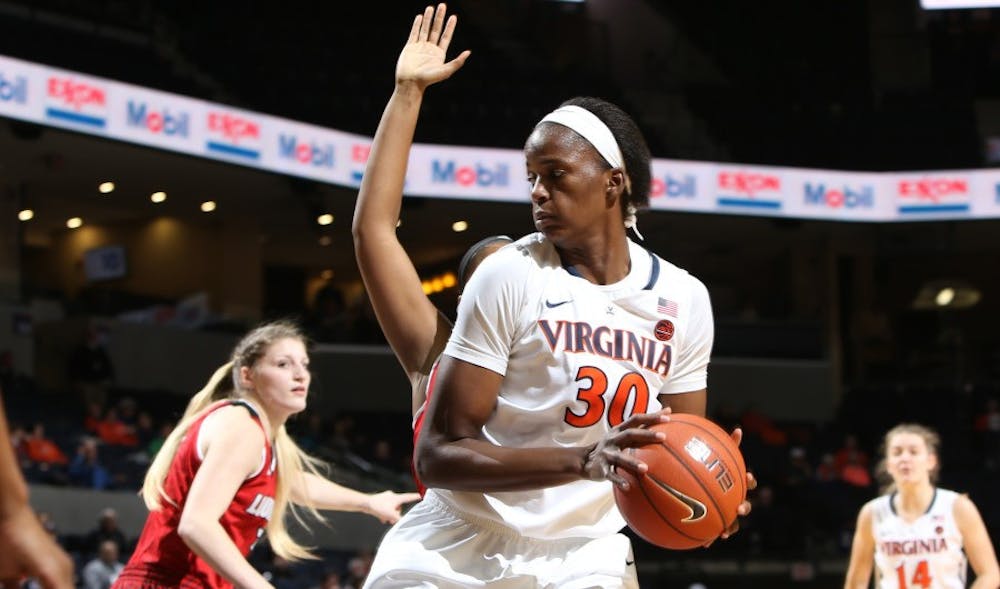 <p>Sophomore center Felicia Aiyeotan picked up a double-double with 10 points and 14 rebounds against Ohio Sunday afternoon.</p>