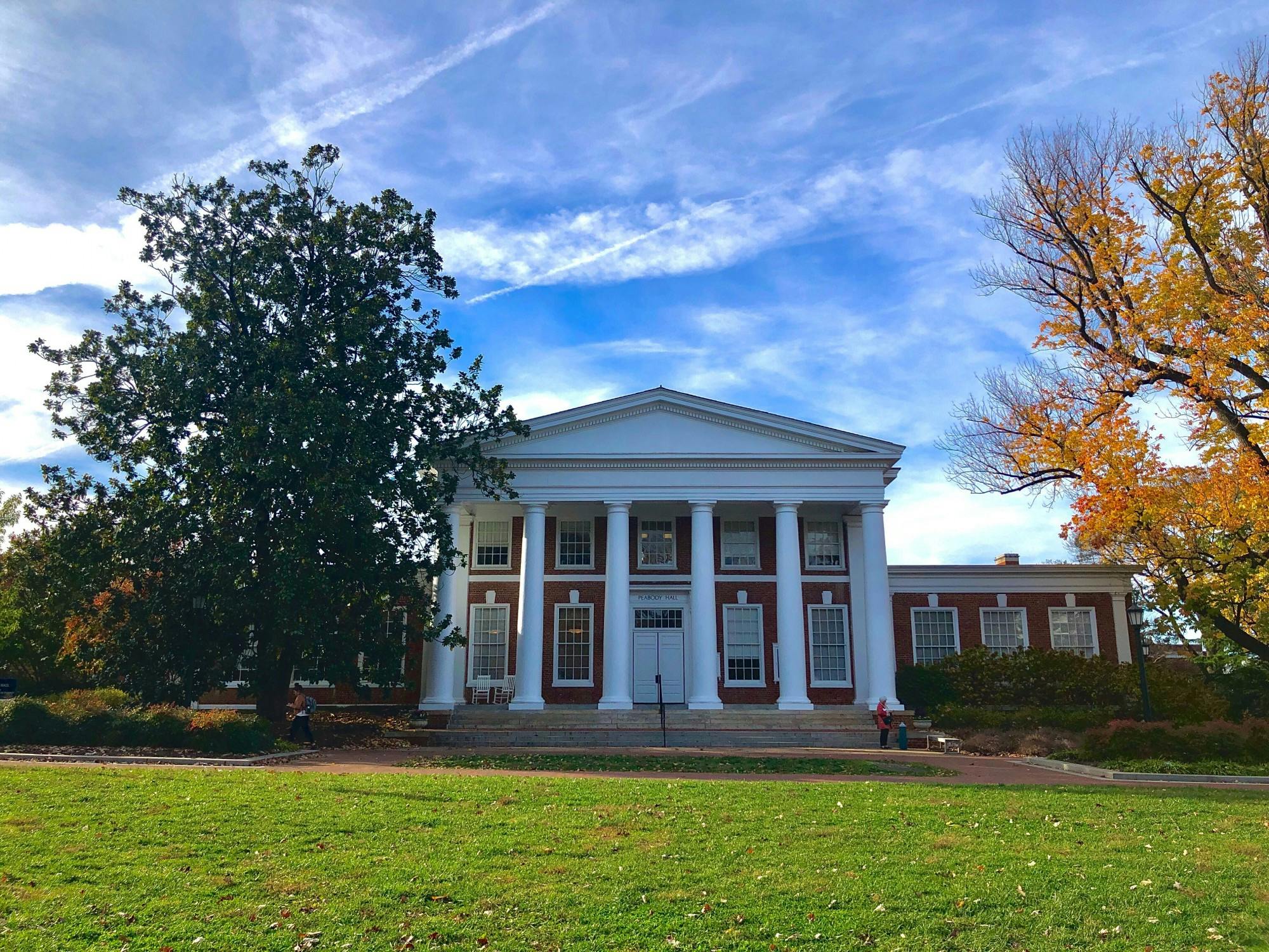 Peabody Hall is home to the University's Office of Admissions.
