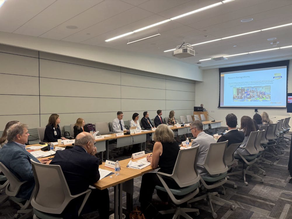 The University Health System Board’s Quality Subcommittee meeting, photographed Aug. 27, 2026.