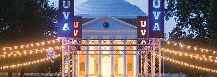 3,500 alumni returned to Charlottesville and for many, it was their first time seeing the renovated Rotunda.
