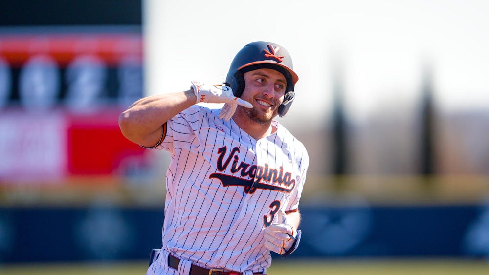 Graduate catcher Noah Jouras was one of a host of Cavaliers to get in on the offensive action Saturday.