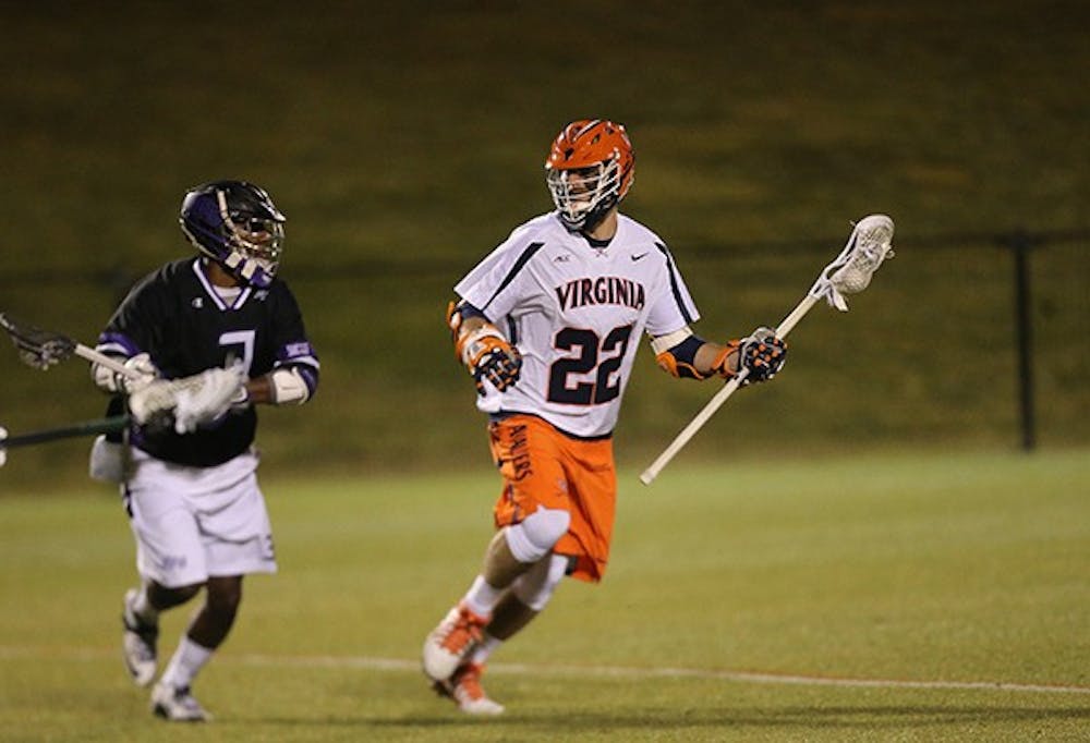 <p>Sophomore midfielder Ryan Conrad scored the game winning goal against No. 6 Loyola.&nbsp;</p>