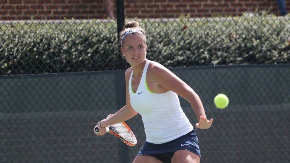 Virginia started off its match against Florida State with a tough break, losing the doubles point, but strung together some victories in singles play.