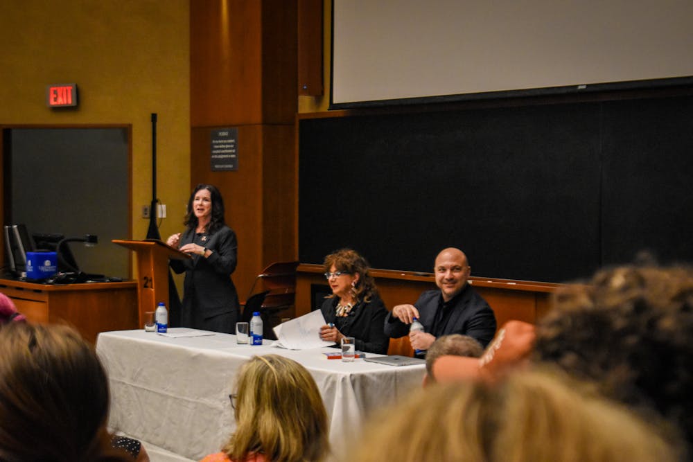 The event, titled “Enabling Difficult Conversations,” featured Dartmouth professors Tarek El-Ariss and Susannah Heschel.