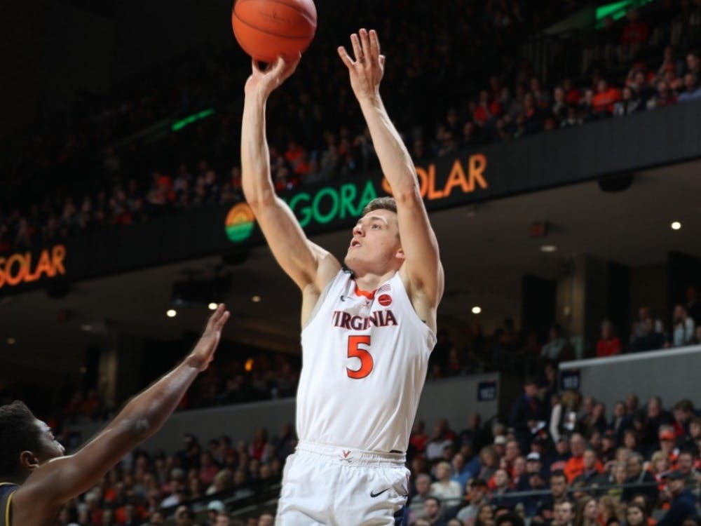 Junior guard Kyle Guy finished with a team-high 23 points and 7 rebounds.