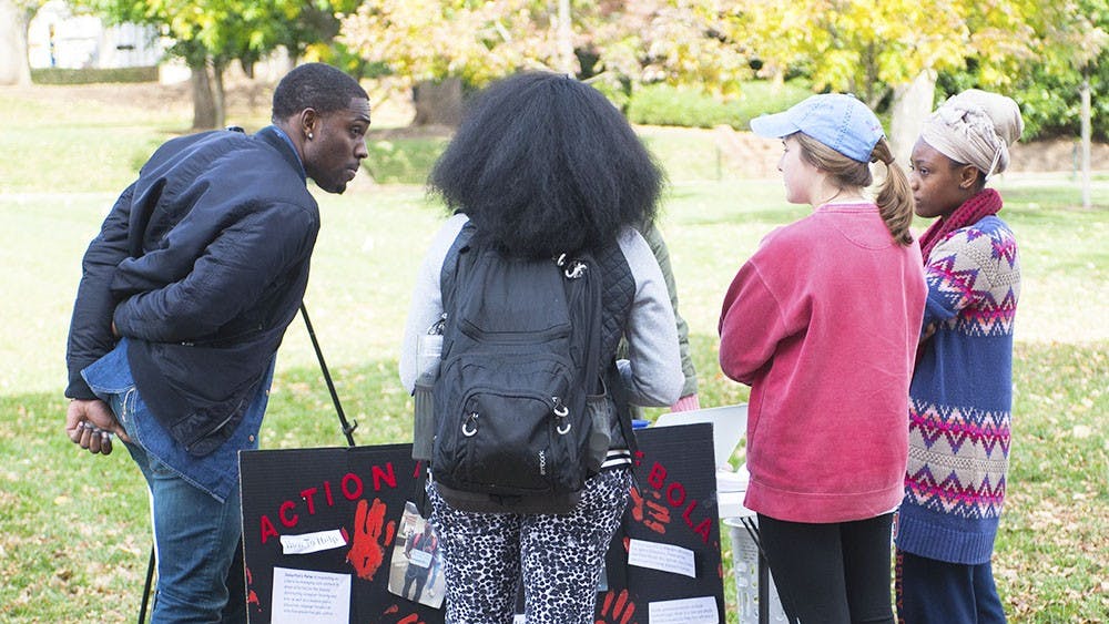 Student group Action Against Ebola is holding Ebola Awareness Week this week to raise funds, collect supplies and spread awareness.