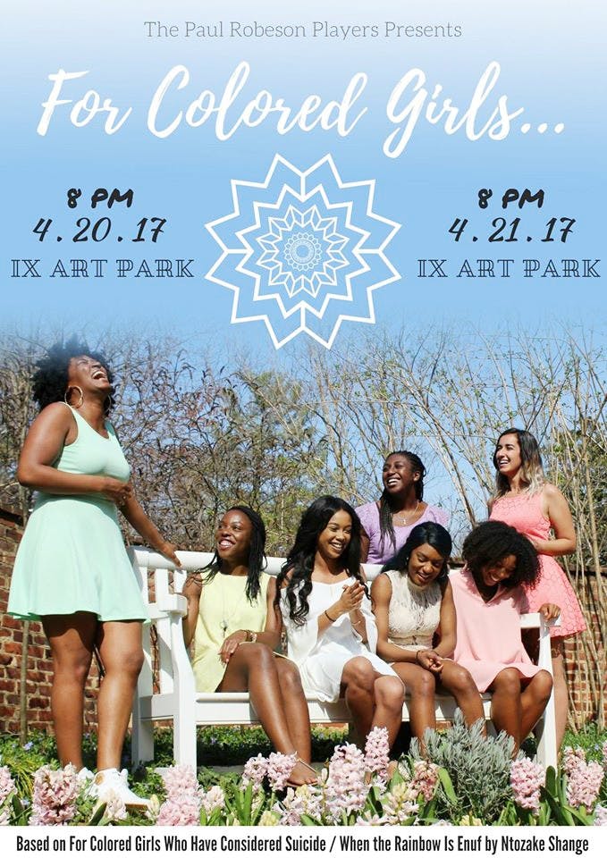 Paul Robeson Players' "For Colored Girls" was a series of moving, racial vignettes.